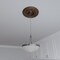 Ekena Millwork Baltimore PVC Medallion (Canopies up to 6 1/2"), 16"OD x 3 1/2"ID x 1"P, Metallic Antique Brass CMP16BACAB - alternate 9